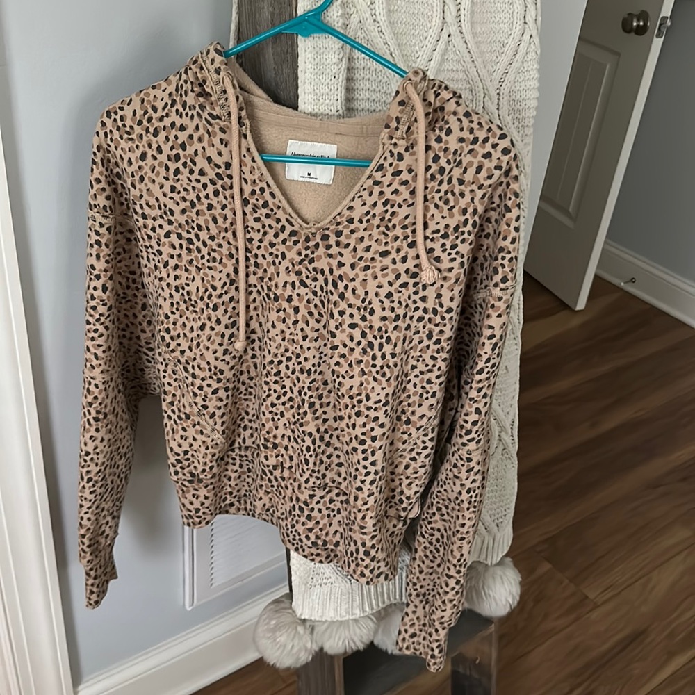 Abercrombie & Fitch cropped hoodie